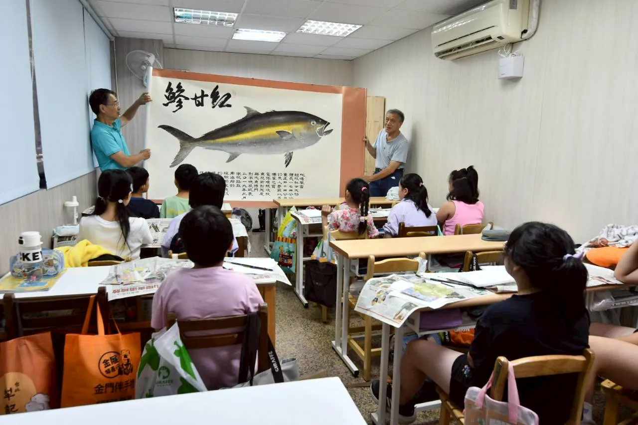 長頸鹿美語拓印初體驗