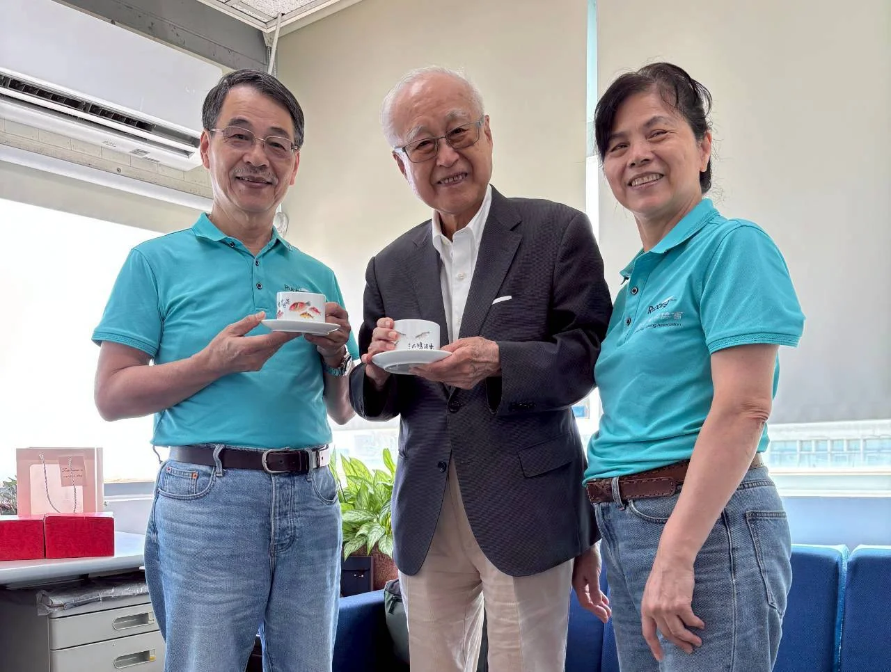 拜訪廖一久院士及李明安、陳麗淑顧問