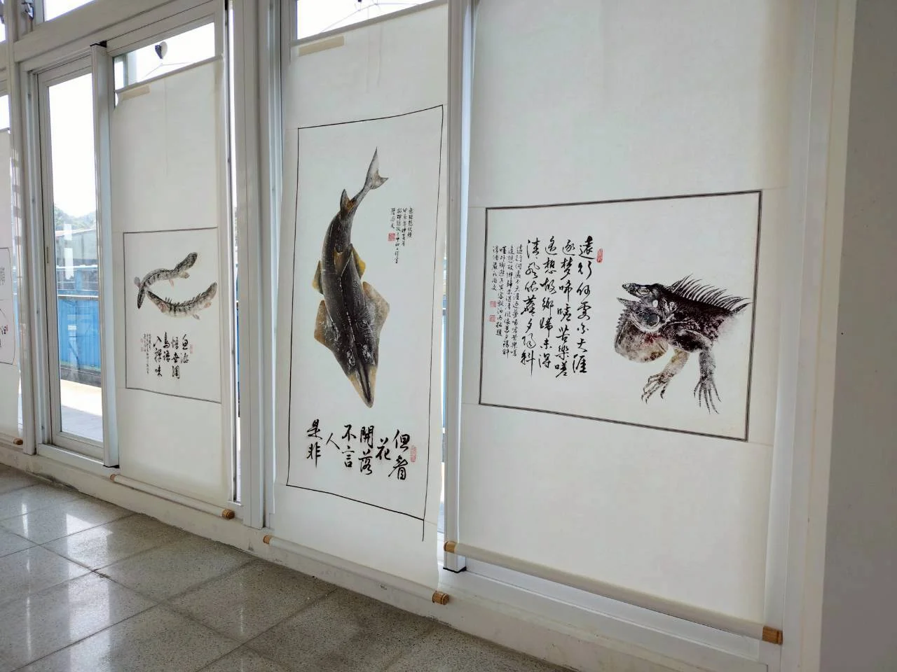 蘇澳區漁會食魚教育海味本舖開幕魚拓研習體驗