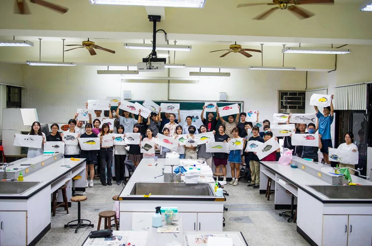 嘉義大學水生生物科學系魚類學實驗課程研習