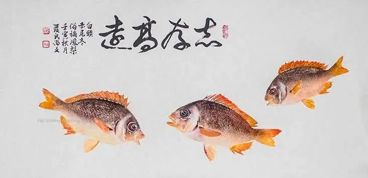 魚拓作品 6